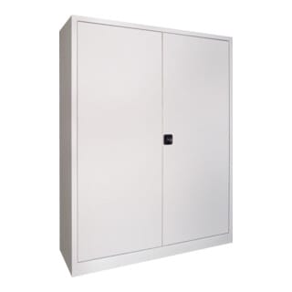 STIER Flügeltürenschrank, 1950x1500x500 mm, 4 Böden verzinkt, RAL 7035