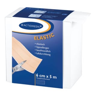 GRAMM medical Actiomedic elastic Wundschnellverband hautfarben, 6 cm x 5 m