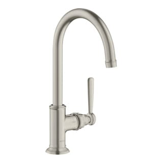 hansgrohe Waschtisch-Einhebelmischer 210 Axor Montreux A 175mm, unver Abl.garn, Edelstahl-Optik