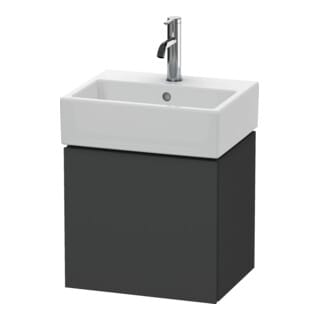 Duravit Waschtischunterschrank L-Cube 43,4x34,1x40cm, wandhängend, Tür li, graph ma