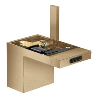 hansgrohe Bidet-Einhebelmischer Axor MyEdition A 121mm, m Pus-Op-Abl, o Pl, brush. bron