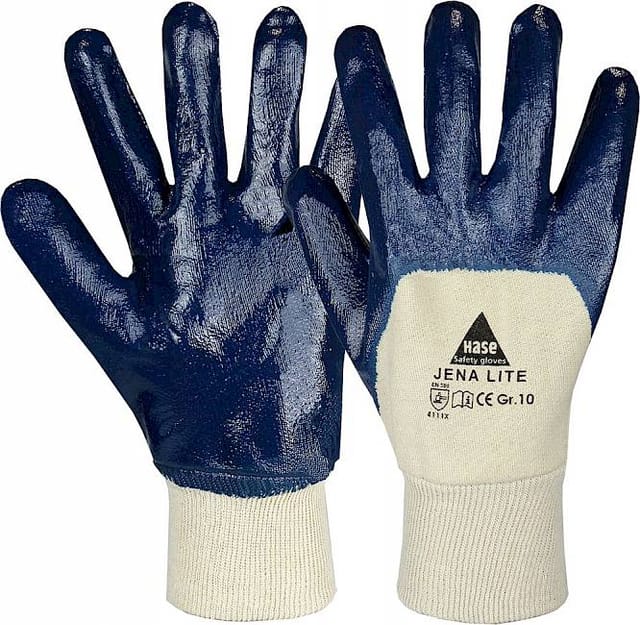 Hase Jena Lite Nitrilhandschuh aus Baumwolle Größe 9