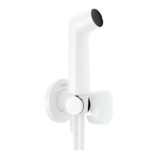 hansgrohe Handbrause Bidette 1jet, rund, mattweiß