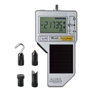 Alluris FMI-S10 Digitales Kraftmessgerät (Solar), Messbereich: 500 N