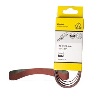 Klingspor CS 310 XF Bänder, 10 x 330 mm Korn 60 F4G, SB-verpackt im Reiter
