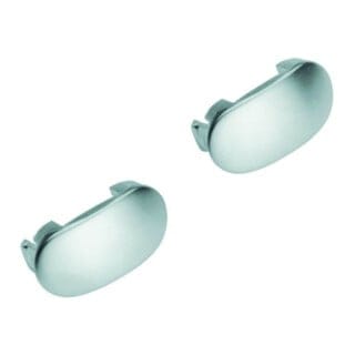 Grohe Abdeckkappe 02490 für Absperrgriff Temperaturwählgriff 2 Stück mattchrom