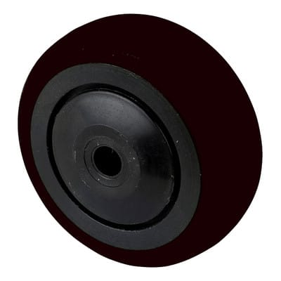 BS Rollen Gummirad 50mm schwarz Radkörper Kst schwarz., KL