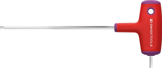 PB Swiss Tools T-Griff-Schraubendreher mit Seitenabtrieb 10x200mm Kugelkopf