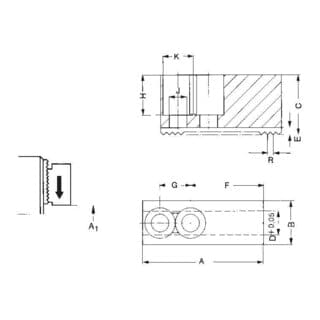 RÖHM Aufsatzbacken-Satz LVE-600+700 B68 H89 L215