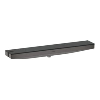 hansgrohe Wandanschluss Rainfinity m Brauseha. li u. Abl., brush. bla vc