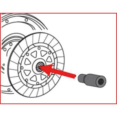 KS Tools BMW Kupplungs-Zentrier-Dorn Ø 23,0 mm für SAC Kupplungen