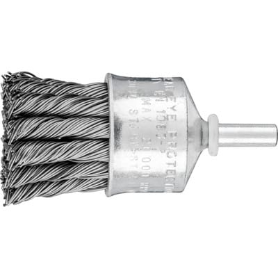 PFERD TOOLS POS Pinselbürste gezopft PBG Ø30mm Schaft-Ø6 mm Stahl-Draht-Ø0,50