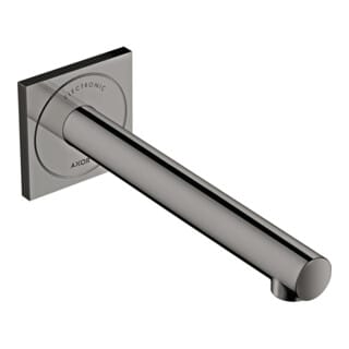 hansgrohe Elektronischer Waschtischmischer Axor Uno UP, Ausl. 221mm, polished black chrome