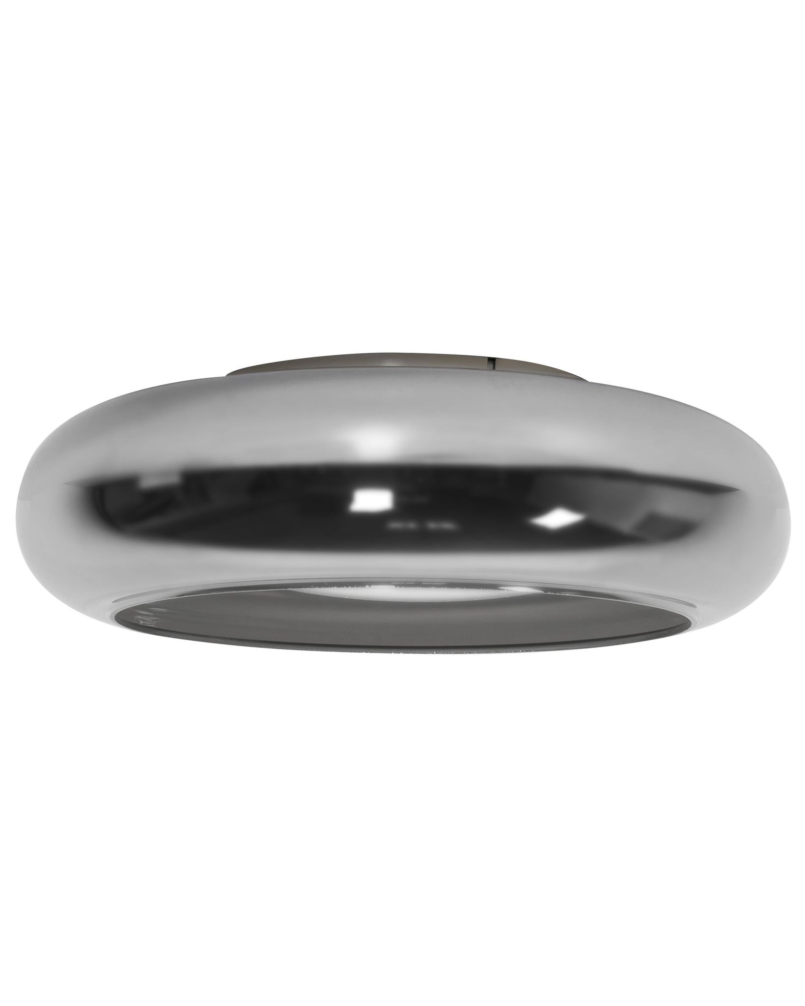 Led Deckenlampe Nith Mit Dimmer Glas Silber