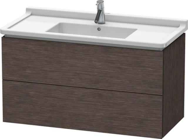 Duravit Waschtischunterschrank L-Cube 102x46,9cm, E dkl. geb., 2 Schub., wandhängend