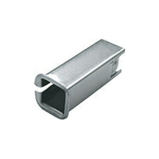 HOPPE Ausgleichshülse für Vierkantstift 8/9mm, Eisen silber blank
