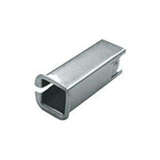 HOPPE Ausgleichshülse für Vierkantstift 8/9mm, Eisen silber blank