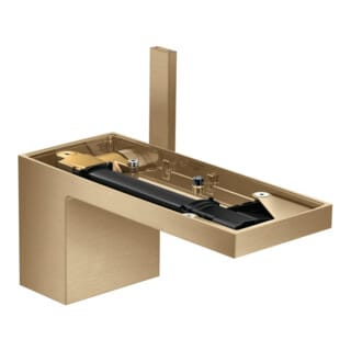 hansgrohe Waschtisch-Einhebelmischer 70 Axor MyEdition A 151mm, m Pus-Op-Abl, o Pl, brush. bron