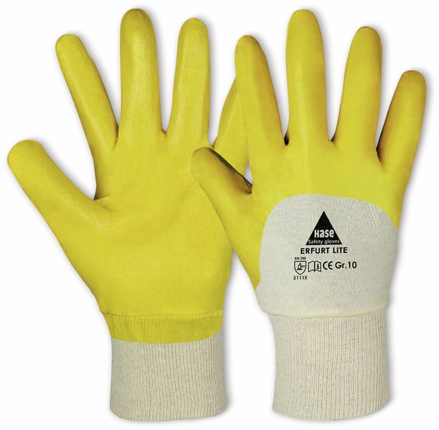 Hase Erfurt Lite Nitrilhandschuh aus Baumwolle Größe 8