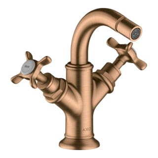 hansgrohe 2-G-Bidet-Armat Axor Montreux A 104mm, m Kreuz, ZugstAblGar, b bron