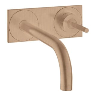 hansgrohe Fertigmontageset Axor Uno UP-Waschtisch-Einhebelmischer, Pin-Griff, Pl, A 165mm, b r g