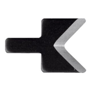 Noga Ersatz-V-Klinge aus HSS, für maximale Stegbreite: 8 mm