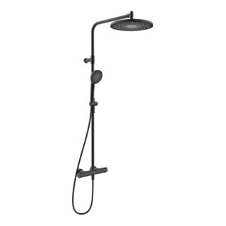 Hansa Regenbrause-Thermostat HANSAAURELIA Wd-mont., 3-strahlig, rund, matt-schwarz