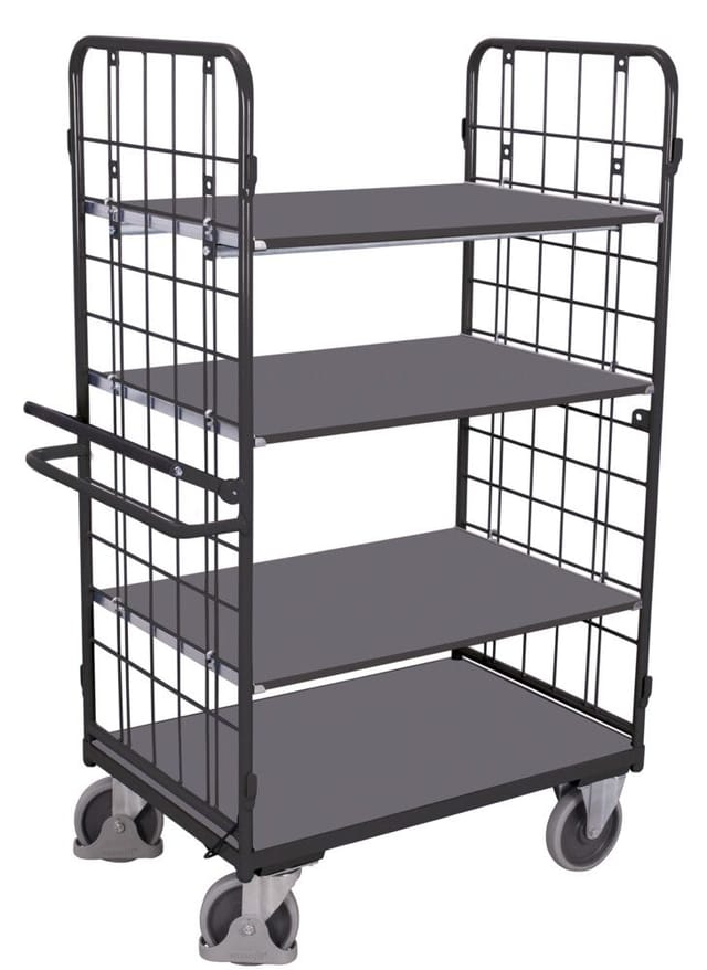 VarioFit Etagenwagen hoch Totmannbremse RAL 7016