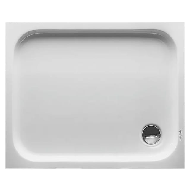 Duravit Rechteck-Duschwanne D-Code 100x80x8,5cm, Antislip, weiß