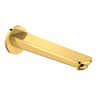 Duravit Wanneneinlauf Wave Ausladung 202mm, Gold poliert
