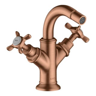 hansgrohe 2-G-Bidet-Armat Axor Montreux A 104mm, m Kreuz, ZugstAblGar, b r gol