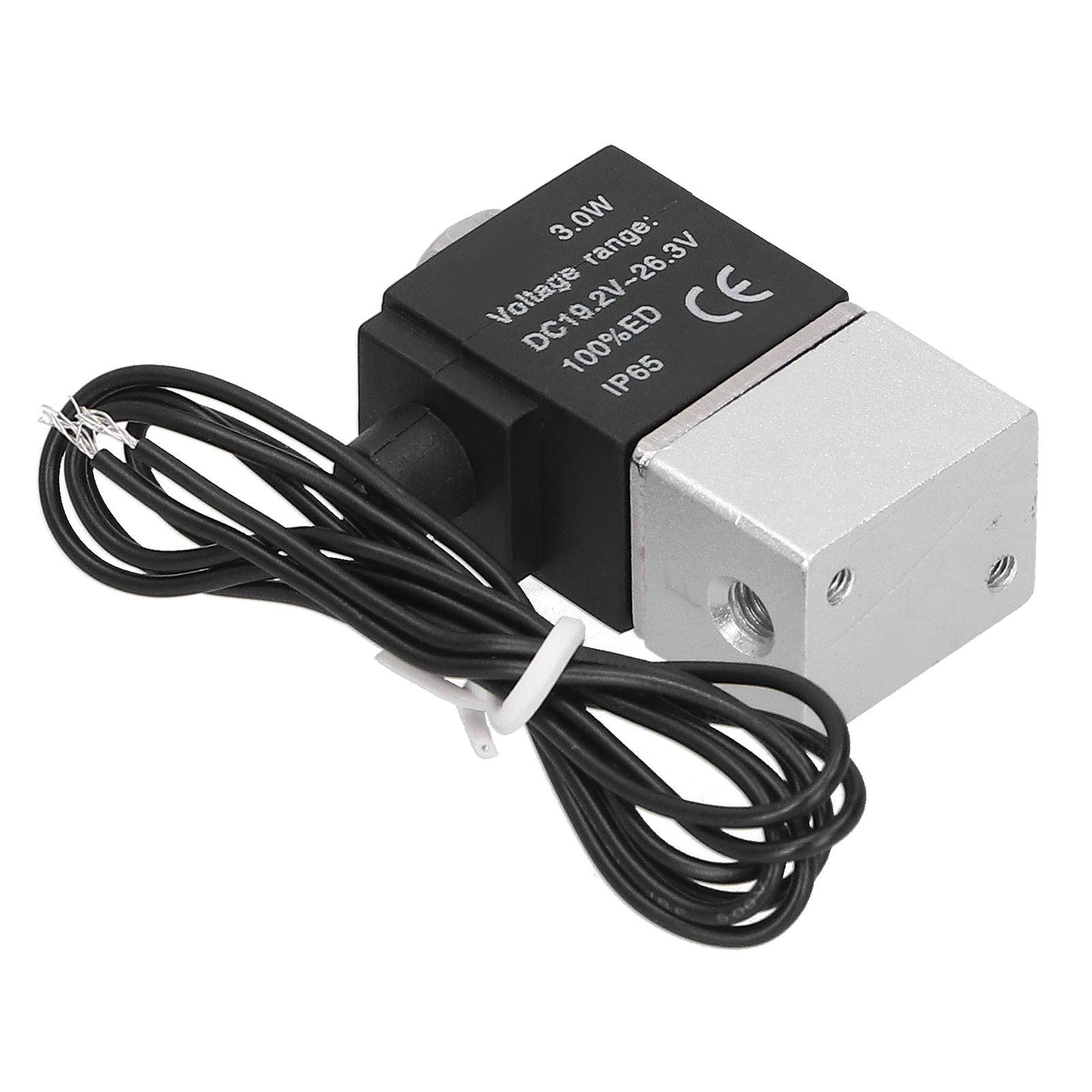 Électrovanne Pneumatique G1/8 Po, 2 Positions, 2 Voies, Alliage D'Aluminium, Performances Stables, 110 V Ca