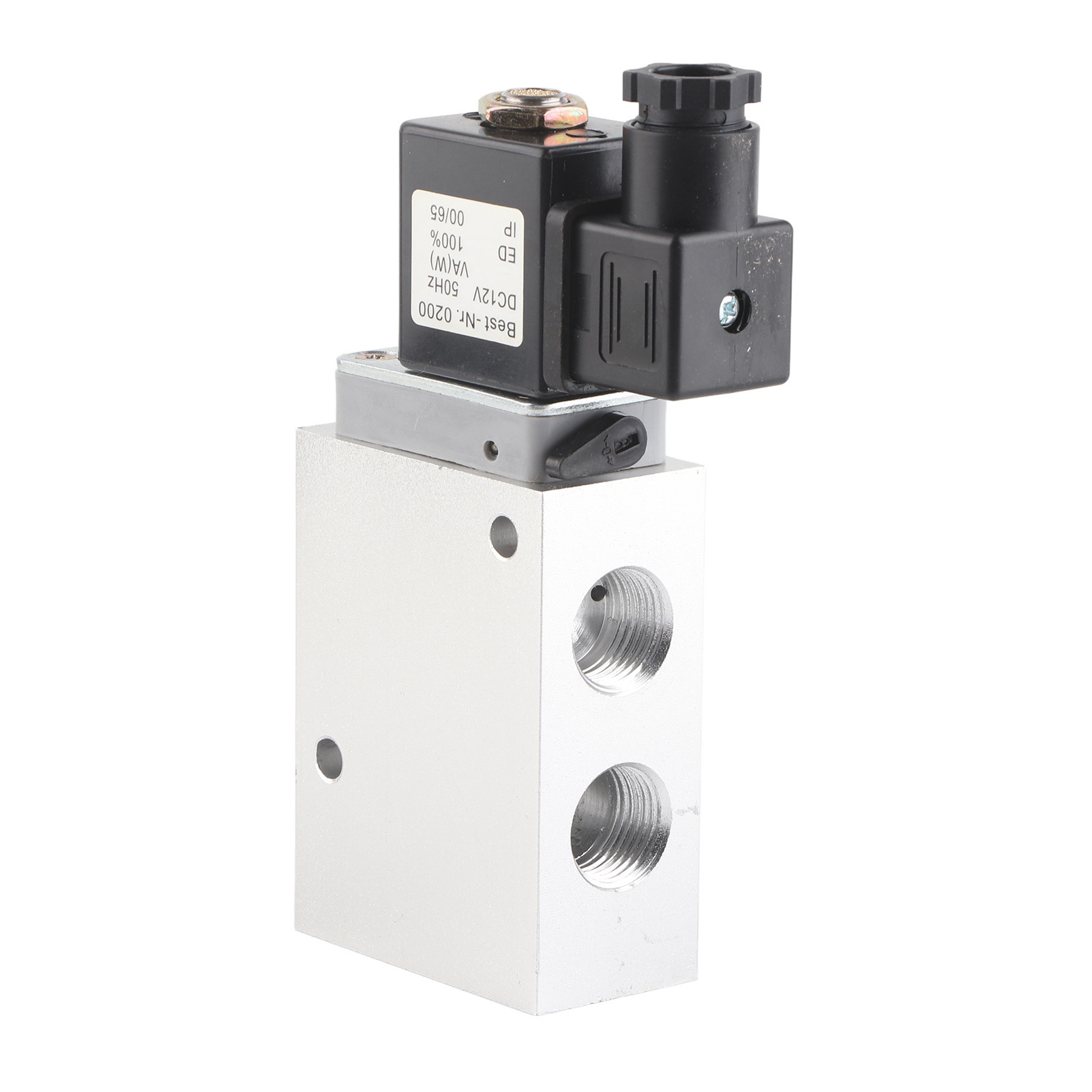 Électrovanne 2 Positions 3 Voies À Commande Unique, Distributeur Directionnel 12 Mm De Diamètre 8020850dc12v
