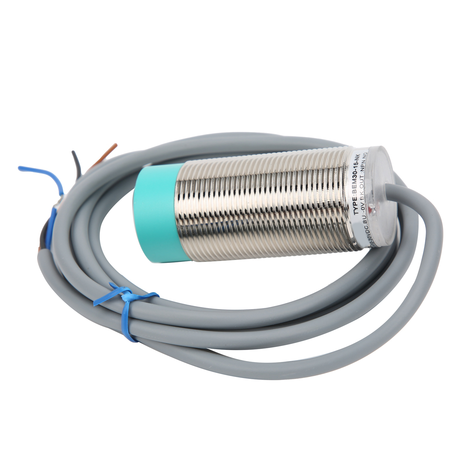Détecteur De Proximité Berm Cylindrique 3 Fils Sans Contact, Équipement De Commande D'Alimentation 1030 V Cc