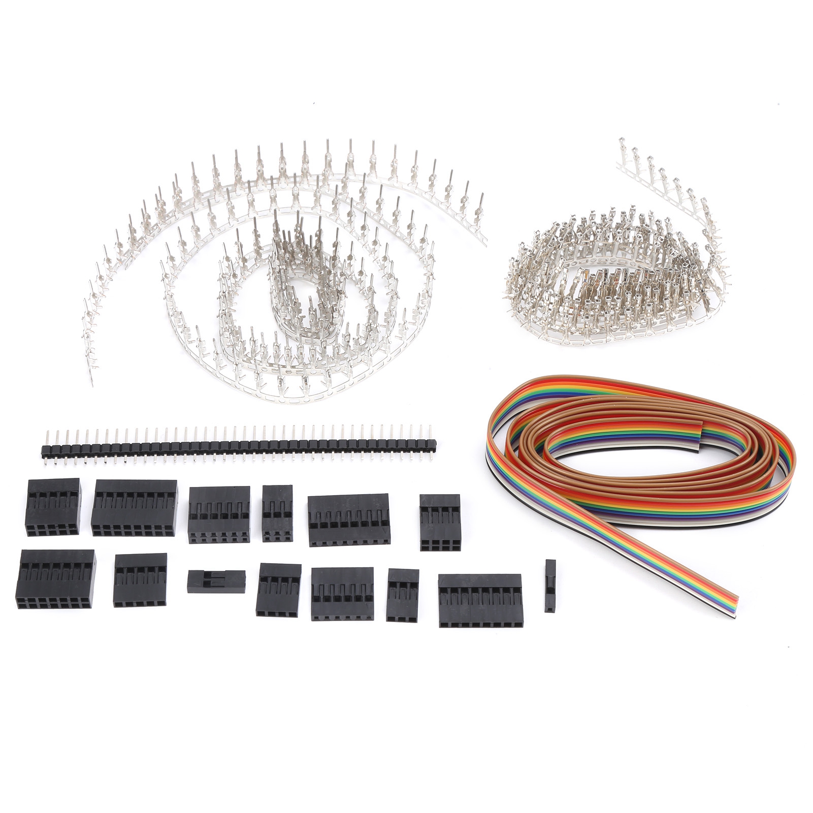Kit De Sertissage De 520 Connecteurs De Bornes De Connexion Isolés Mâles Et Femelles Pour Électricien