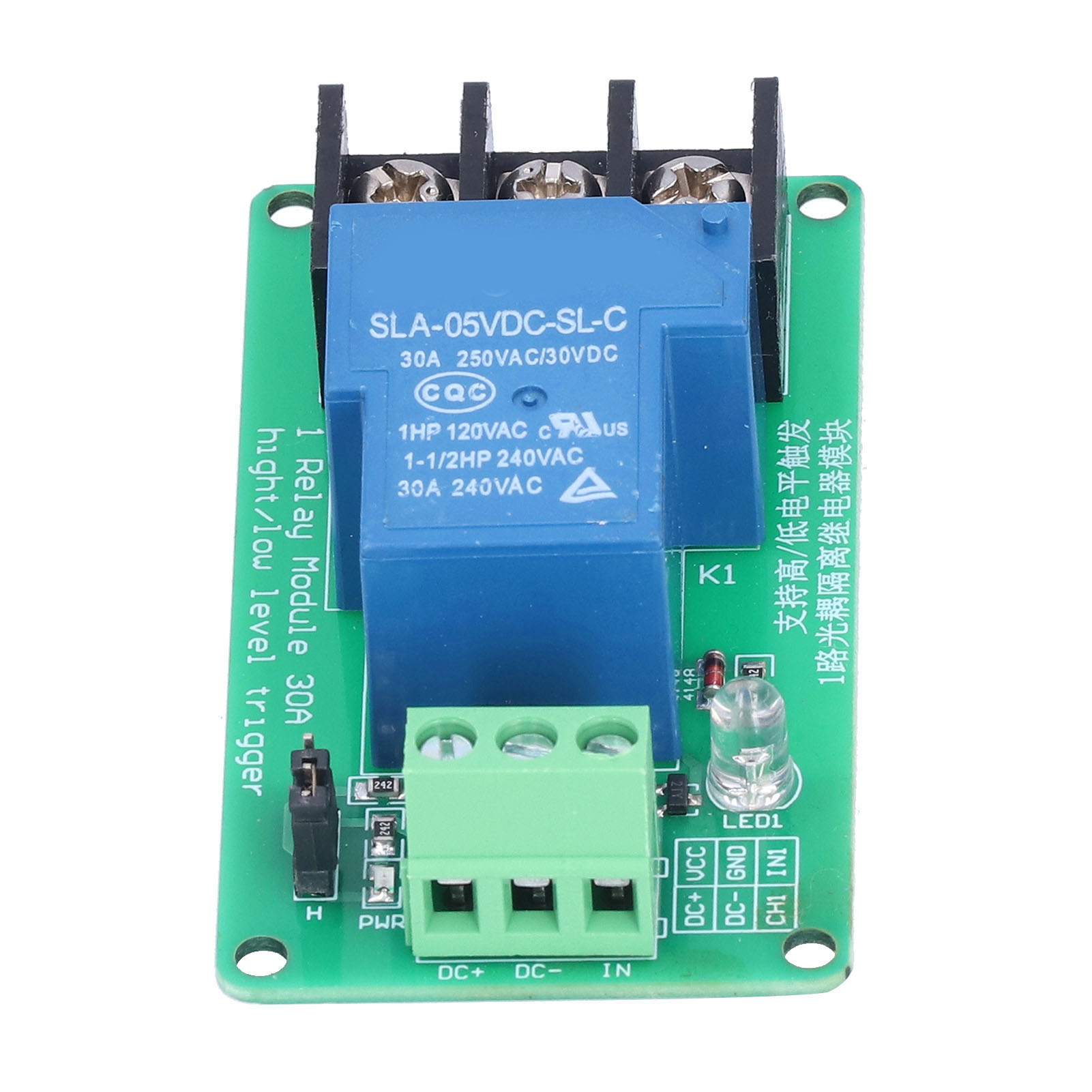 Module Relais 1 Canal 5 V, Isolation Par Optocoupleur, Carte De Déclenchement De Niveau Haut/bas