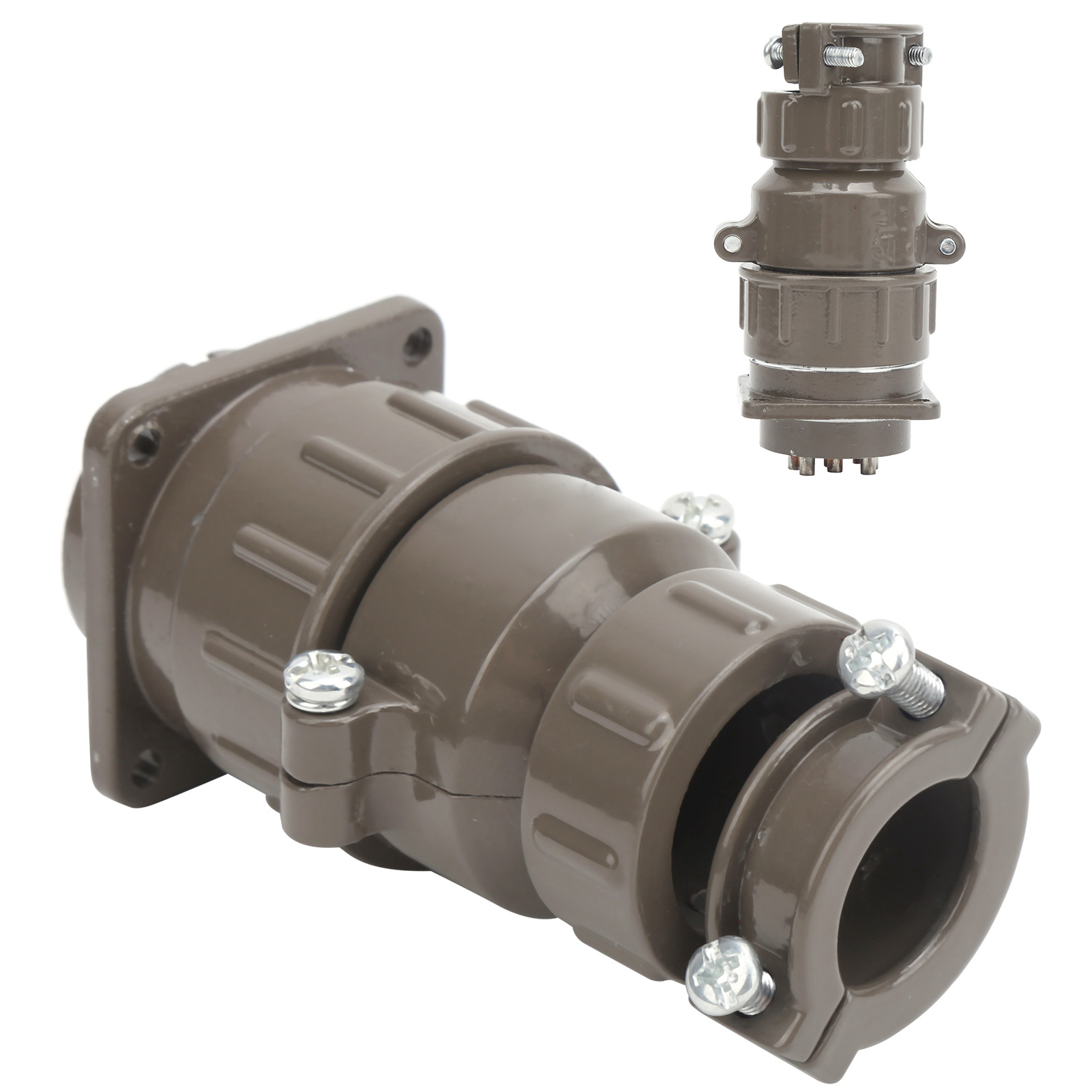 Prise De Courant Aéronautique À 8 Broches P32k2q‑connecteur D'Alimentation Électrique Ac500v 32a