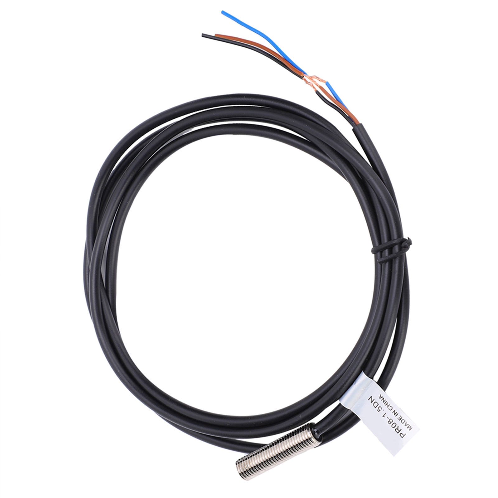 Capteur De Proximité Berm Étanche À 3 Fils Npn No Pr08-1.5dn Dc12-24v 50/60hz
