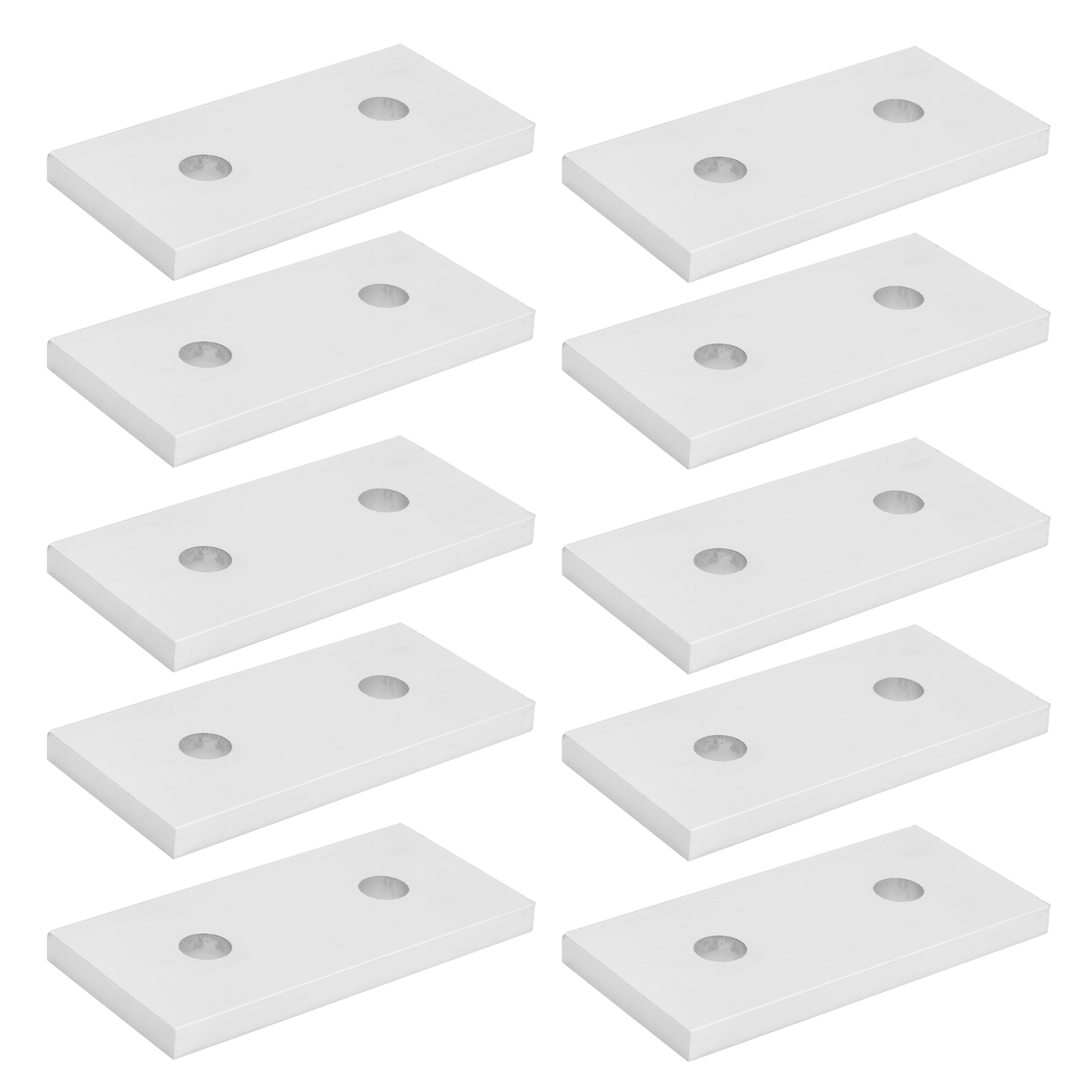 10 Pièces Plaque De Jonction Plate En Aluminium, Renfort De Connexion Vertical, Outil 4040-2 Trous