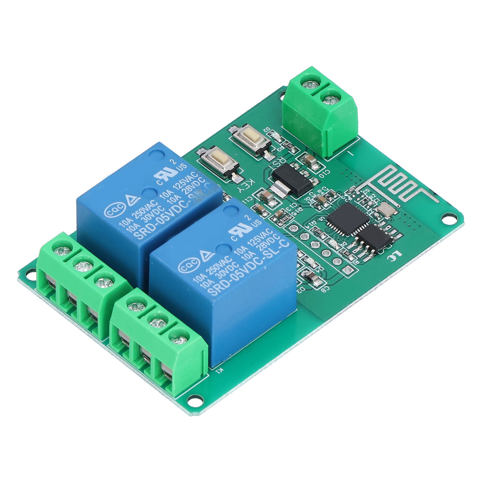 Module Relais Wifi Sans Fil, Carte De Commande À Distance, Accessoire De Commande, 5 V Cc, 10 A, Esp82662 Canaux