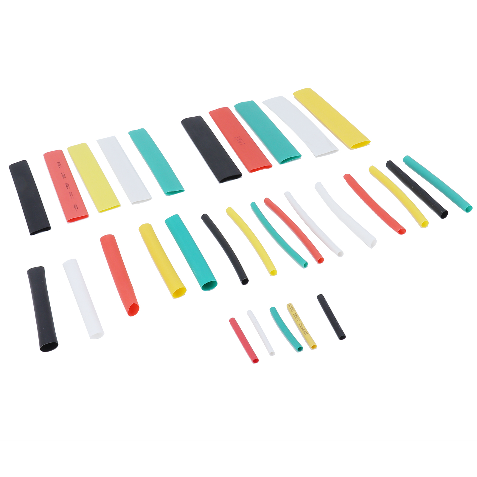 Kit De 140 Gaines Thermorétractables Isolantes Et Connecteurs Rétractables, 5 Couleurs Assorties