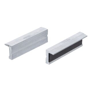 BGS Schraubstock-Schutzbacken Aluminium Breite 100 mm 2-tlg. Mit Längsprofil