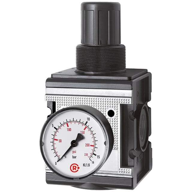 Riegler Druckregler »multifix«, inkl. Manometer, BG 4, G 1, 0,5 - 16 bar