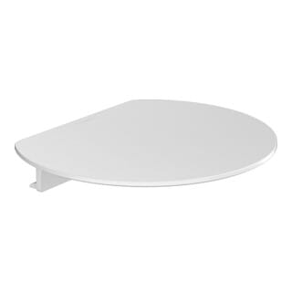 hansgrohe Ablage WallStoris 200x169mm, aus Kunststoff, mattweiß