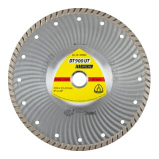 Klingspor Dt 900 Ut Diamanttrennscheiben, 115 X 2,2 X 22,23 Mm 2,2 X 10 Mm, Geschlossener Rand Turbo