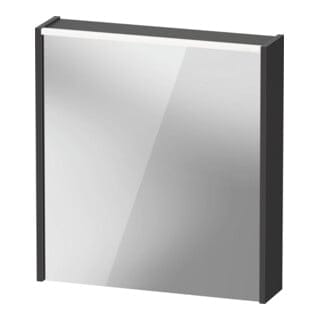 Duravit LED-Spiegel D-Code 2.0 m SD T E 65x70x5cm, Lichtf ob, li, graphit matt