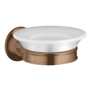 hansgrohe Seifenschale Axor Montreux Ein. Ker., Ha Me, Wd, brush. r gol