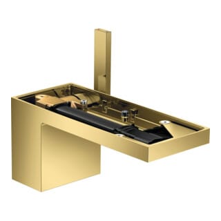 hansgrohe Waschtisch-Einhebelmischer 70 Axor MyEdition A 151mm, m Pus-Op-Abl, o Pl, po gol opt