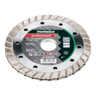 Metabo Diamant-Frässcheibe, 125x6x22,23 mm, "professional", "UP-TP", Universal- Tuckpointing