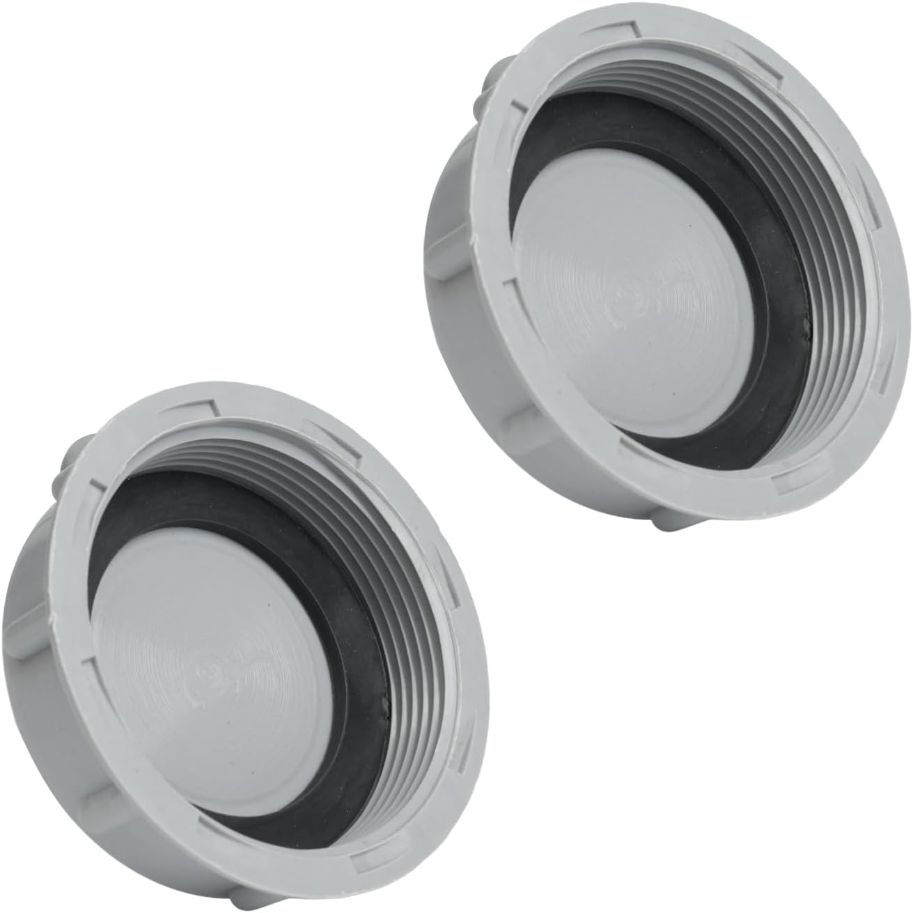 Zwei Siphonstopfen Für Küchenabflussrohre, Gewinde- Und Flachdichtungen, 45-mm-spülbeckenabflussstopfen (2 X 45 Mm)